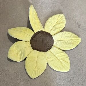 Blooming bath Yellow Sunflower baby bath cushion
